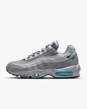Кроссовки мужские Nike Air Max 95 Retro Logo Grey Aqua 44 Серый CV1635-001