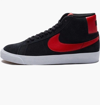 Кроссовки унисекс Nike Sb Zoom Blazer Mid Black 49.5 Черный FD0731-002