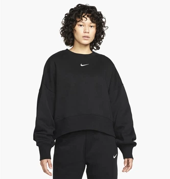 Свитшот женский Nike Sportswear Phoenix Fleece Black 2XS Черный DQ5761-010