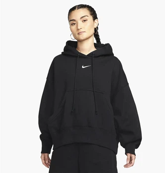 Худи женское Nike Sportswear Phoenix Fleece Over-Oversized Pullover Hoodie DQ5858-010 XS Черное