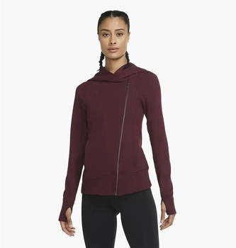 Спортивная кофта женская Nike Yoga Bordo XS Бордова CU5321-681