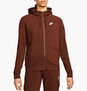 Толстовка жіноча Nike Nsw Essntl Hoodie Fz Flc ( S Коричнева BV4122-273