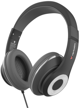 Zestaw słuchawkowy Verbatim TruSound USB-C Black (30198) (023942301981)