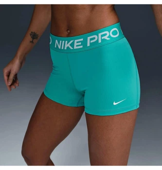 Шорти жіночі Nike Pro Womens Boy Cut Short Turquoise L Бірюзовий CZ9857-345