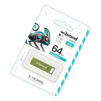 USB-флеш-накопичувач 2.0 64Gb Сhameleon green Wibrand