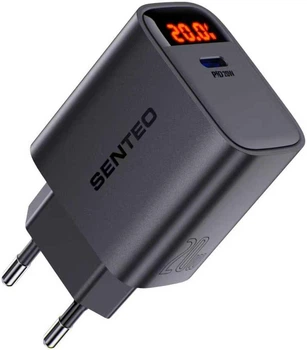 Мережевий зарядний пристрій Senteo L-01 20 W Чорний