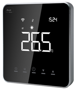 WiFi терморегулятор теплого пола 4HEAT AE-3DS.WF | Серебро
