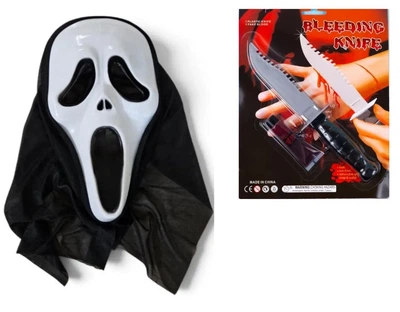 Премиум Набор Крик Ghostface (Маска и нож) ABC