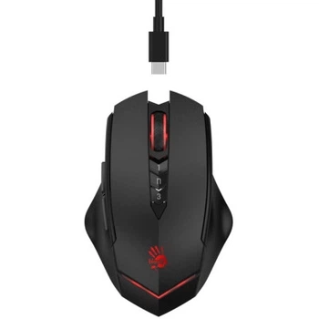 Мышка A4Tech Bloody R80 Plus Wireless/USB Black Skull (4711421003018)