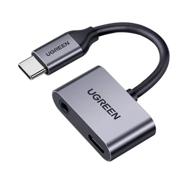 Адаптер UGREEN USB-C на 3.5 мм аудио с поддержкой HiFi
