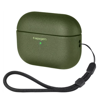 Кейс для навушників Spigen Leather ARMOR для AirPods 4 Bottle Green