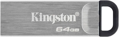 Накопичувач Kingston DataTraveler Kyson 64GB USB 3.2 (DTKN/64GB) Silver/Black