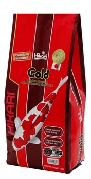 Корм Hikari Gold Medium 5 кг (плавающие гранулы M 5,0-5,5 мм, основной рацион с усилением окраски для кои длиной от 15 см)