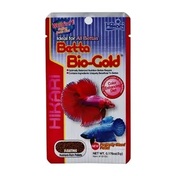 Корм Hikari Tropical Betta Bio-Gold 5 g (плавающие гранулы для рыбок петушков длиной от 3,5 см)