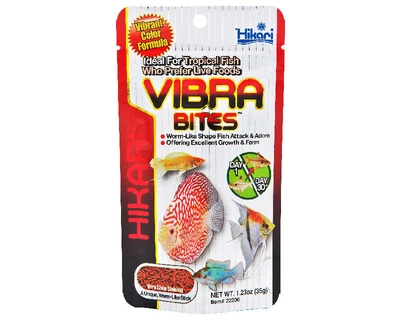 Корм Hikari Tropical Vibra Bites 35 g (для мелких и средних тропических рыб длиной 5-10 см) в виде мотыля