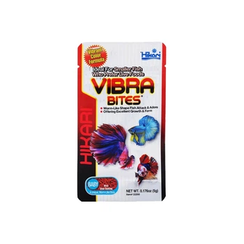 Корм Hikari Tropical Vibra Bites Baby 5 g для мелких рыбок в виде мотыля