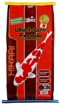 Корм Hikari Wheat-Germ Medium10 кг (гранула M 5,0-5,5 мм, всесезонный корм для кои длиной от 15 см)