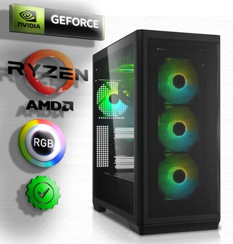 Потужний комп'ютер для геймера: Ryzen 5 5600 / RTX 3060 12GB / 16GB RAM