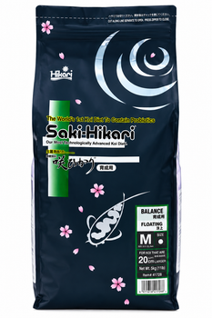 Корм Saki-Hikari Balance Medium 5 кг (гранула М 5,0-5,5 мм, основное питание, премиум корм для кои длиной от 20 см)