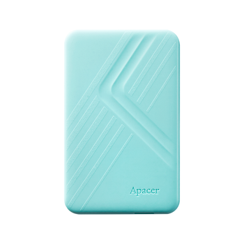 Зовнішній жорсткий диск Apacer AC236 ECO 2 ТБ 2.5" USB 3.2 Gen 1 Блакитний (Jelly Mint)