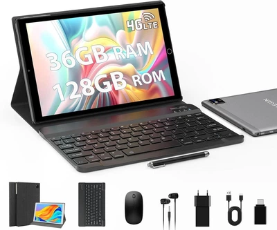 Планшет 10.1" MAXLEGEN T28 (12+24) |128Gb 4G 2-SIM 8 ядер /Android 14| 8000mAh Серый