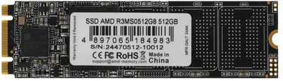 Накопичувач AMD Radeon R3 512GB M.2 2280 (R3MS0512G8)