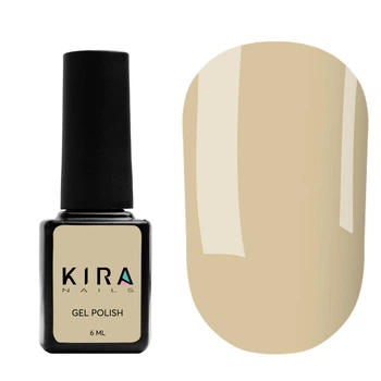 KIRA NAILS Гель лак №122 (блідий сіро-салатовий), 6 мл