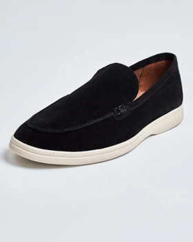 Лофери Krula 38221 чорні замша 40