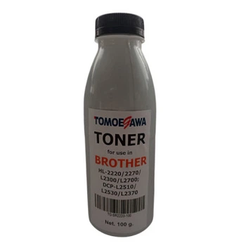 Тонер BROTHER HL-2220/2270/L2300/L2700; DCP-L2510/L2530DW/L2370DN 100г Tomoegawa (TG-BR2220-100)