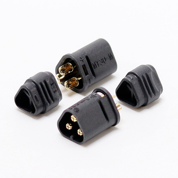 Разъём питания Amass MT30-M BLK силовой / 3 pin папа / чёрный