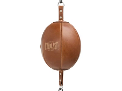 Пневматична груша на розтяжках EVERLAST1910 Pro Leather Double 9'' (23 см) коричневий (6166)