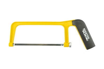Ножовка по металлу MASTERTOOL 150 мм алюминиевая рукоятка с покрытием TPR flex полотно 12.5 мм 24TPI 14-2215