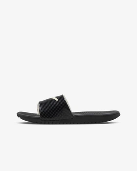 Детские шлепанцы Nike Kawa Se 37.5 Черные DC9320-001