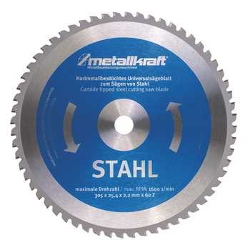 Пильный диск для стали Metallkraft 305 x 2.4 x 25.4 мм