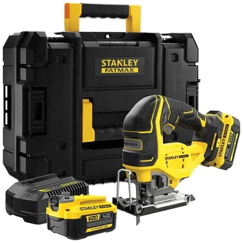 Електролобзик Stanley FatMax,18В (V20) Li-Ion,2x4Ah, 3.200 хід/хв, кейс (SFMCS650M2K)