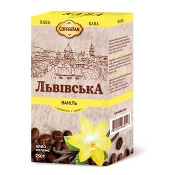 Кава мелена Львівська Ваніль 250г
