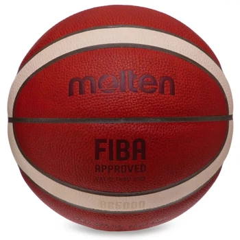 Баскетбольный мяч Molten B7G5000 размер 7, натуральная кожа, FIBA Approved