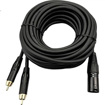 Аудиокабель Yeren YR-YP92 2xRCA – 2xXLR 10 м