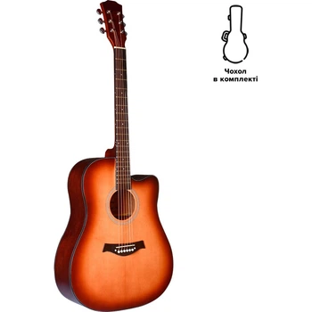 Акустическая гитара Alfabeto Solid-RT 3 Tone Sunburst (17-5-41-26)