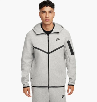 Толстовка мужская Nike Tech Men's Full-Zip Windrunner S Серый HV0949-063