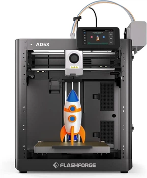 3D-принтер Flashforge AD5X с поддержкой 4-цветной печати (220×220×220 мм, 600 мм/с, Auto Leveling)