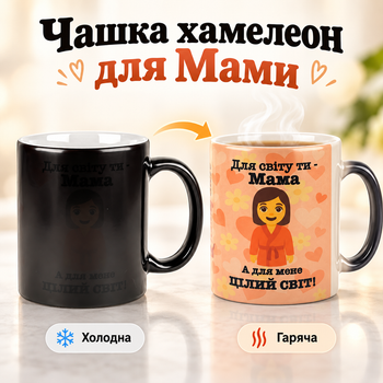 Чашка - хамелеон подарок Маме