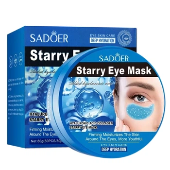 Патчи под глаза с гиалуроновой кислотой и коллагеном Sadoer Hyaluronic Acad Collagen Starry Eye Mask. 60 шт (6973098895350)