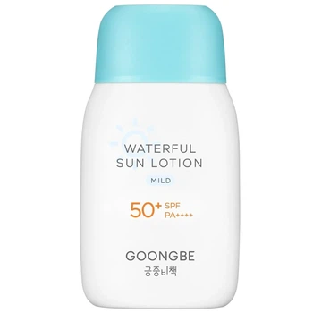 Детский солнцезащитный лосьон SPF50+ PA++++ GOONGBE Waterful Sun Lotion Mild 80 г