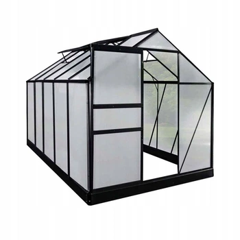 Теплица из поликарбоната Bass Polska 85952-B 3,1×1,9×1,95 м алюминиевый каркас с вентиляционным окном