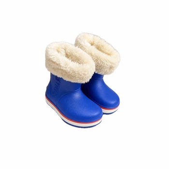 Чобітки яскраво сині з утеплювачем Crocs (5020-16) 24(р)