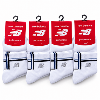 Набор женские носков коротких хлопковых NB 4 пары One Size White