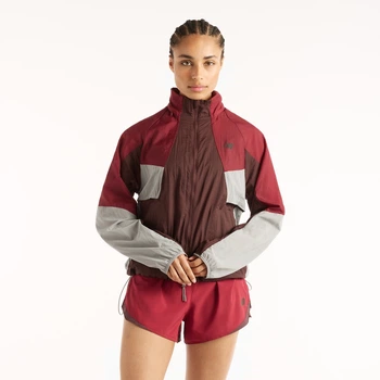 Женская бордовая ветровка New Balance RC Jacket 38 (M) (WJ61J326YLR)
