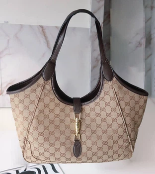 Сумка жіноча Gucci Mercato tote bag коричнева (178)