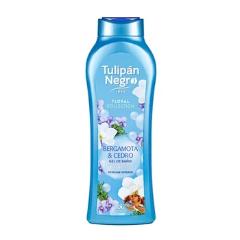 Гель для душу парфумований Tulipan Negro FLORAL Бергамот та кедр, 650 мл